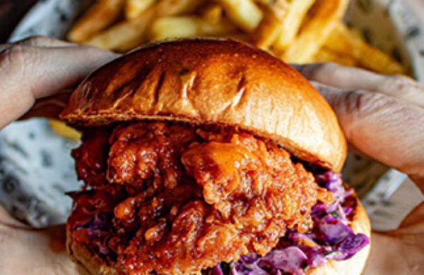 Burger de chez Fat Hippo