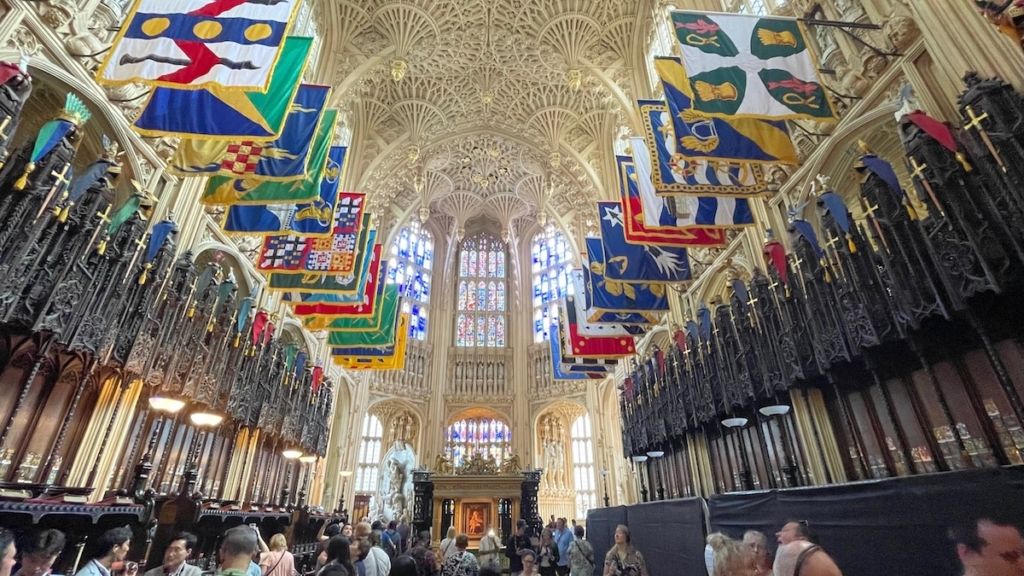 Chapelle de la vierge située dans l'abbaye de Westminster à Londres