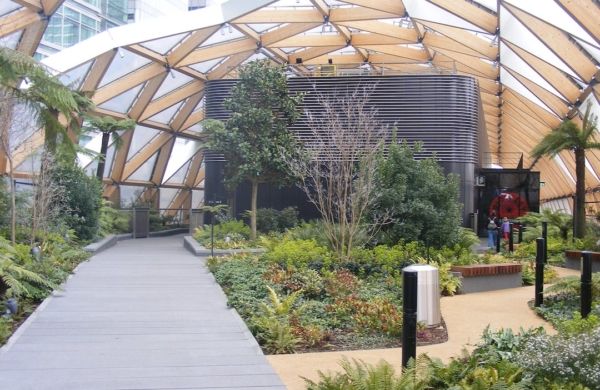Crossrail Place Roof Garden à Londres