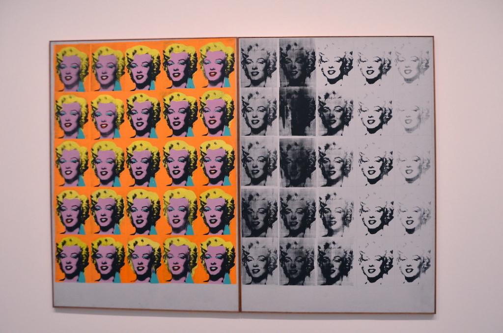 Tableau de Warhol au Tate Modern à Londres
