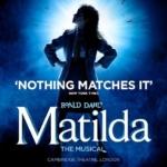Affiche Matilda comédie musicale à Londres