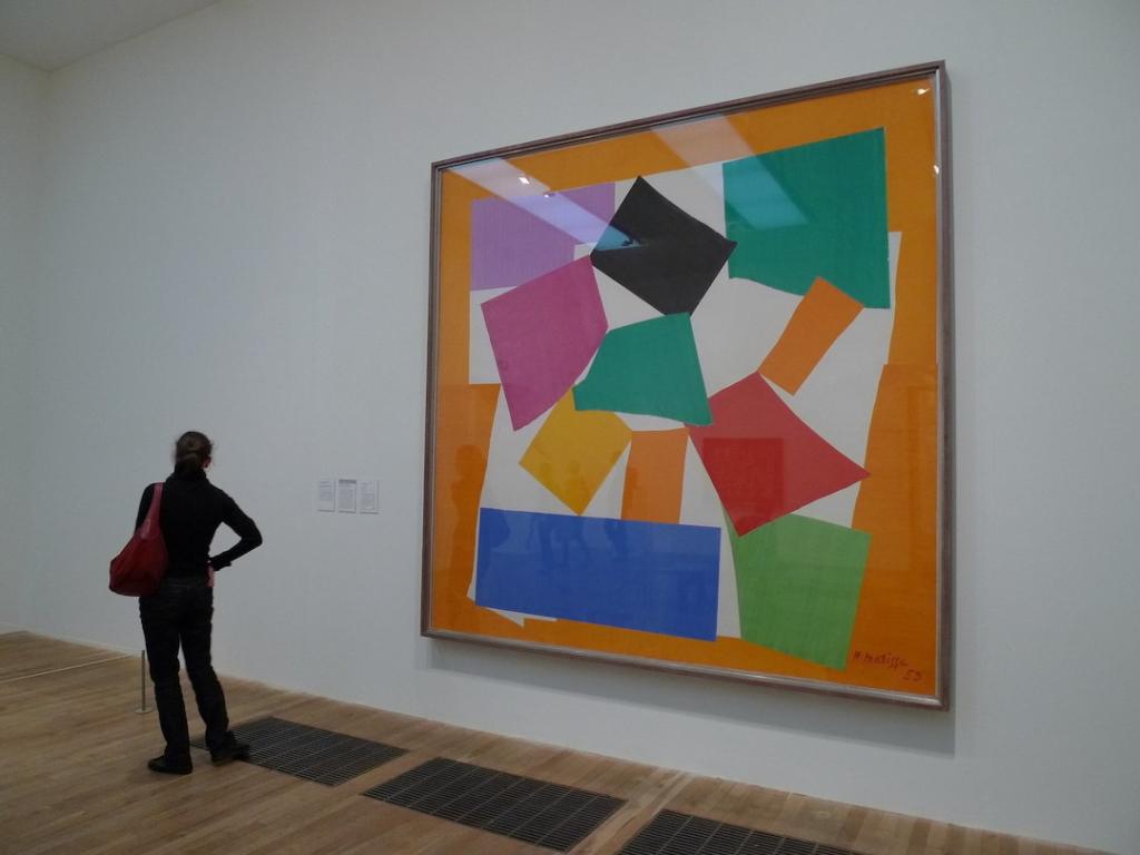Tableau "l'Escargot" de Matisse au Tate Modern à Londres