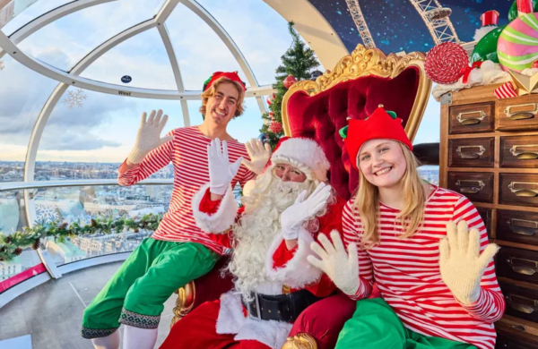Rencontre Père Noël au London Eye