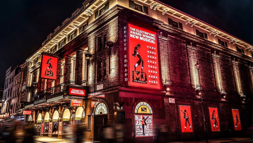 Theatre Prince Edward pour MJ The Musical à Londres