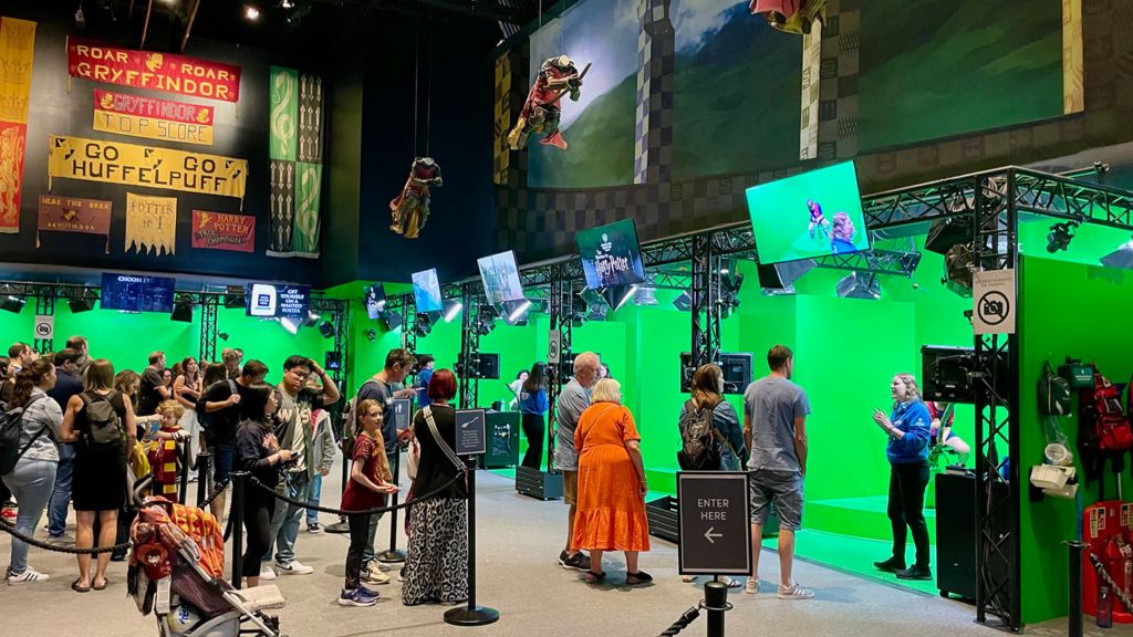 Studios Harry Potter Londres - Voler sur un balai magique
