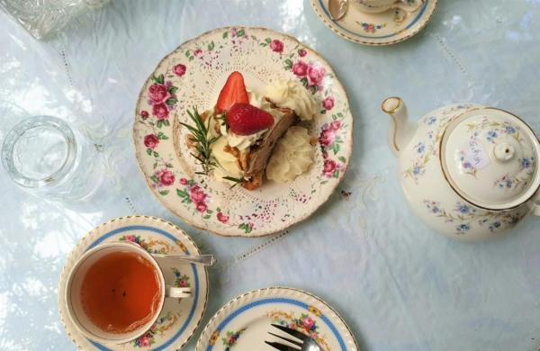 Moment du tea time à londres