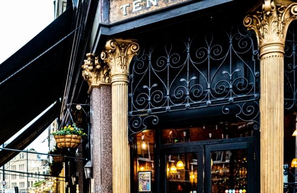 Façade du pub The Ten Bells à londres
