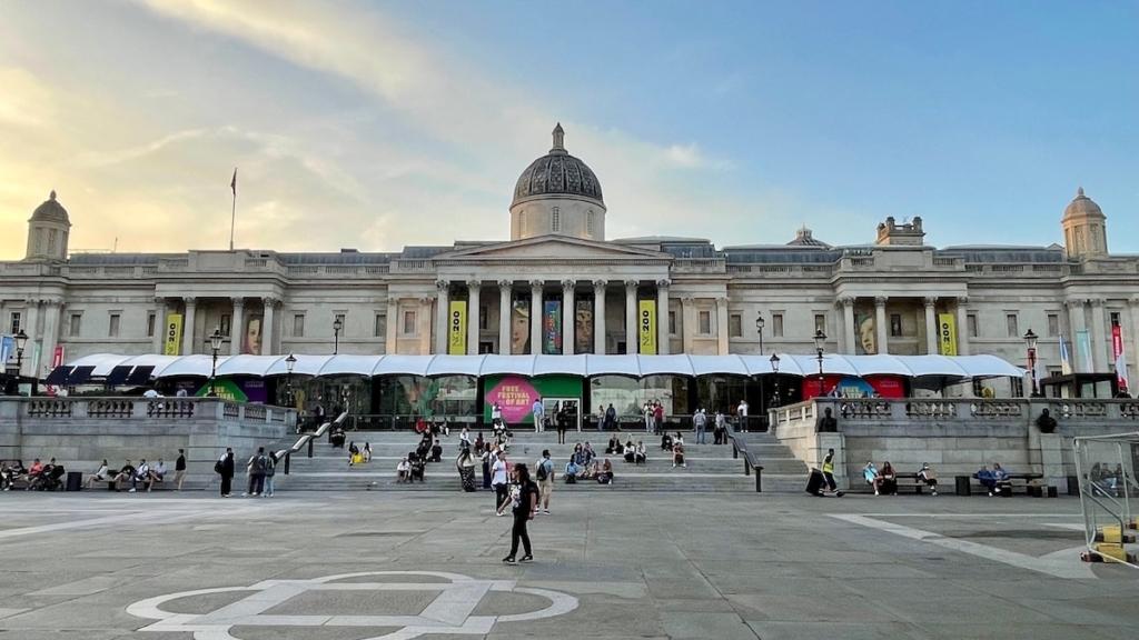National gallery, le musée situé sur Trafalgar Square à Londres
