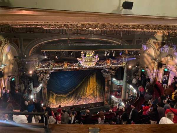 Vue depuis le haut du balcon au His Majesty's Theatre à Londres